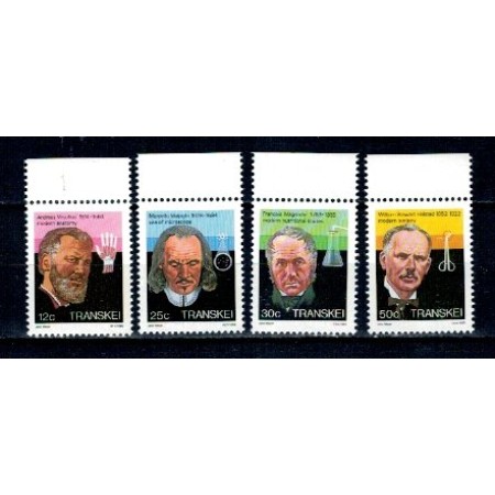 Transkei 1985 - Personalitati din medicina, serie neuzata Transkei 1985 - Personalitati din medicina, serie neuzata