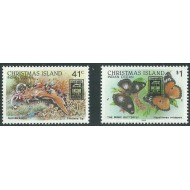 Christmas Island 1989 - Fauna, supratipar, serie neuzata
