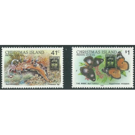 Christmas Island 1989 - Fauna, supratipar, serie neuzata Christmas Island 1989 - Fauna, supratipar, serie neuzata