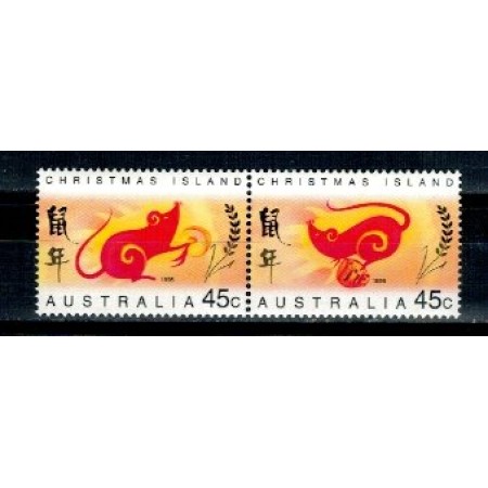 Christmas Island 1996 - Anul Nou Chinezesc, serie neuzata