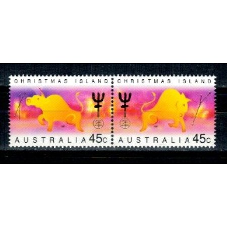 Christmas Island 1997 - Anul Nou Chinezesc, serie neuzata