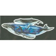 Vanuatu 2001 - Fauna marina, balene, colita neuzata