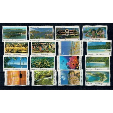 Vanuatu 1993 - Vederi, peisaje, uzuale, serie neuzata Vanuatu 1993 - Vederi, peisaje, uzuale, serie neuzata