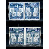 Iugoslavia 1940 - Antanta Balcanica, serie neuzata, perechi