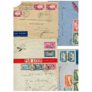 Senegal - Lot 5 plicuri circulate, anii 1930