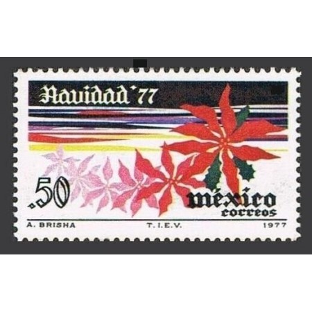 Mexic 1977 - Craciun, neuzat Mexic 1977 - Craciun, neuzat