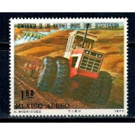Mexic 1977 - Tractor, neuzat Mexic 1977 - Tractor, neuzat
