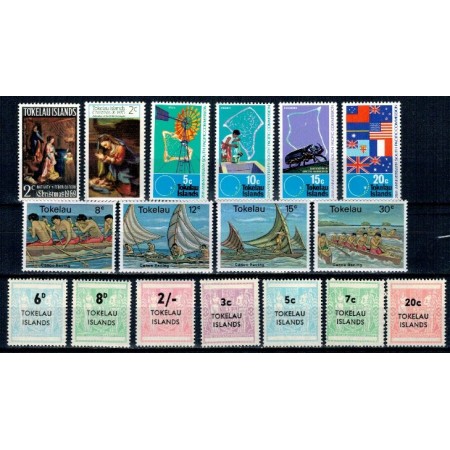 Tokelau - Lot timbre neuzate