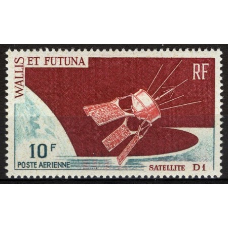 Wallis & Futuna 1966 - Satelitul D1, neuzat Wallis & Futuna 1966 - Satelitul D1, neuzat