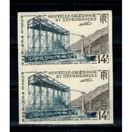 New Caledonia 1955 - Minerit, posta aeriana, pereche ndt neuzata New Caledonia 1955 - Minerit, posta aeriana, pereche ndt neuzata