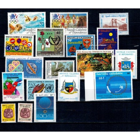 New Caledonia - Lot timbre neuzate