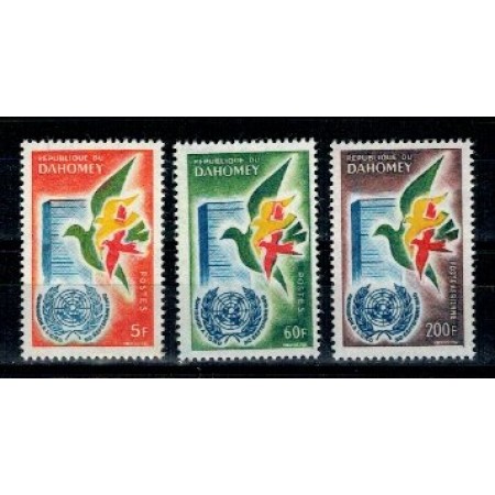 Benin (Dahomey) 1961 - Natiunile Unite, serie neuzata Benin (Dahomey) 1961 - Natiunile Unite, serie neuzata