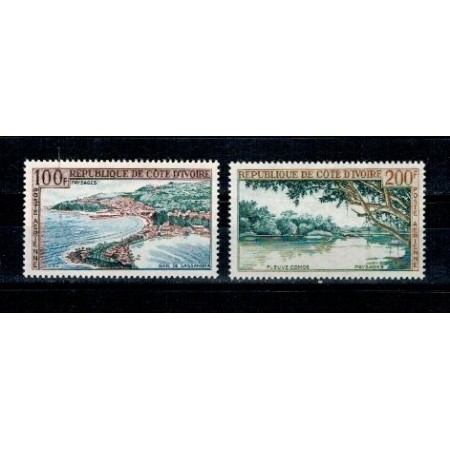 Cote Divoire 1963 - Peisaje, vederi, serie neuzata Cote Divoire 1963 - Peisaje, vederi, serie neuzata