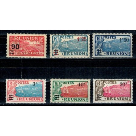 Reunion 1926 - Motive locale, supratipar, serie nestampilata Reunion 1926 - Motive locale, supratipar, serie nestampilata