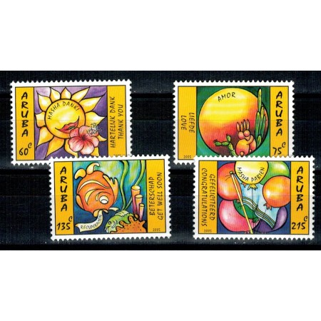 Aruba 2005 - Greeting Stamps, serie neuzata Aruba 2005 - Greeting Stamps, serie neuzata