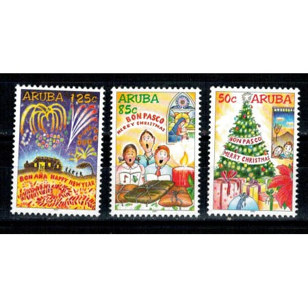 Aruba 2004 - Craciun si Anul Nou, serie neuzata Aruba 2004 - Craciun si Anul Nou, serie neuzata
