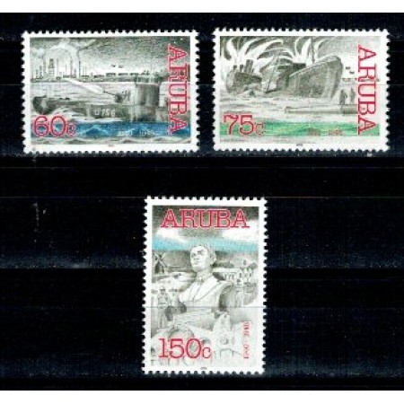 Aruba 2002 - Al II-lea razboi mondial, serie neuzata Aruba 2002 - Al II-lea razboi mondial, serie neuzata