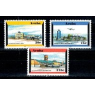 Aruba 2002 - Aeroporturi, avioane, serie neuzata