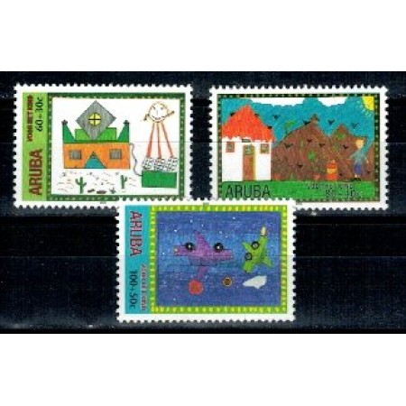 Aruba 2000 - Desene de copii, serie neuzata Aruba 2000 - Desene de copii, serie neuzata
