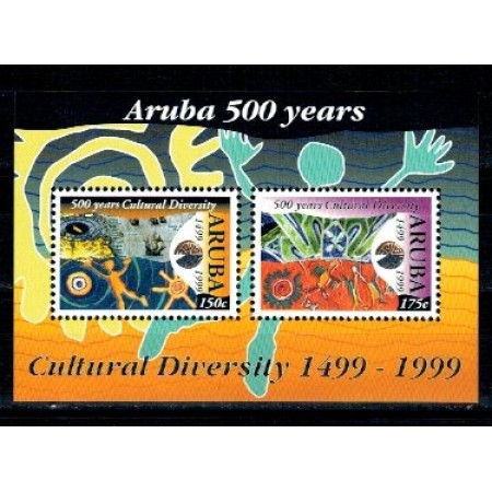 Aruba 1999 - Diversitate culturala, aniversare Aruba, colita neu Aruba 1999 - Diversitate culturala, aniversare Aruba, colita neu