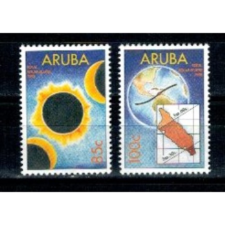 Aruba 1998 - Eclipsa, serie neuzata Aruba 1998 - Eclipsa, serie neuzata