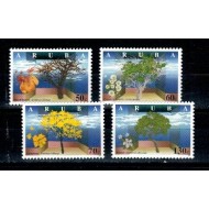 Aruba 1997 - Copaci infloriti, flora, serie neuzata