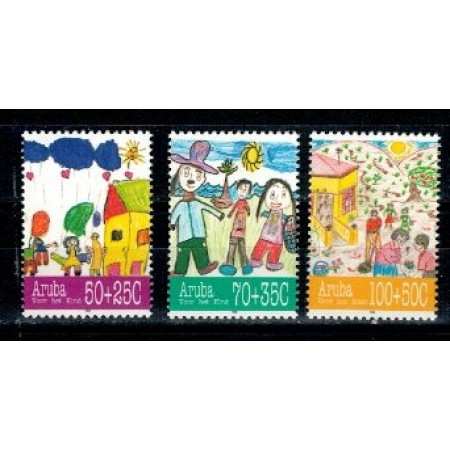 Aruba 1995 - Pentru copii, serie neuzata Aruba 1995 - Pentru copii, serie neuzata