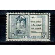 Norfolk Island 1961 - Craciun, neuzat
