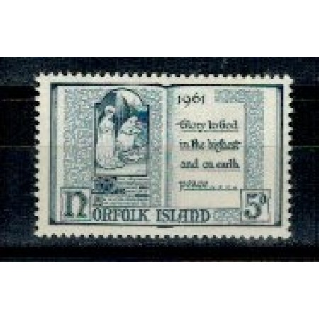 Norfolk Island 1961 - Craciun, neuzat Norfolk Island 1961 - Craciun, neuzat