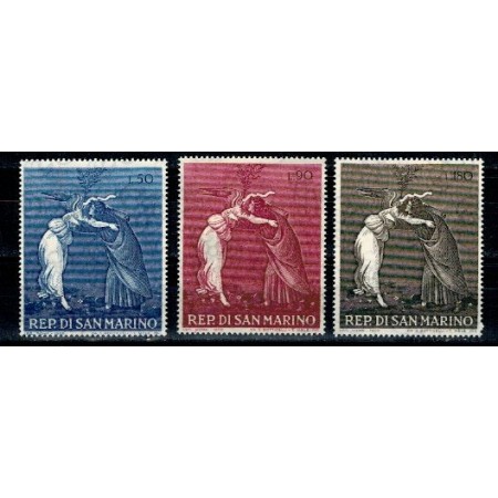 San Marino 1968 - Craciun, serie neuzata San Marino 1968 - Craciun, serie neuzata