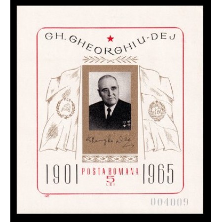 1966 - Gh.Gheorghiu-Dej, colita neuzata