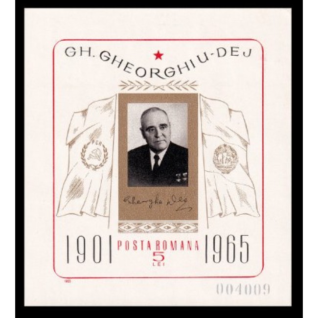 1966 - Gh.Gheorghiu-Dej, colita neuzata