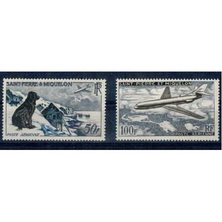 St. Pierre et Miquelon 1957 - Posta Aeriana, serie neuzata St. Pierre et Miquelon 1957 - Posta Aeriana, serie neuzata
