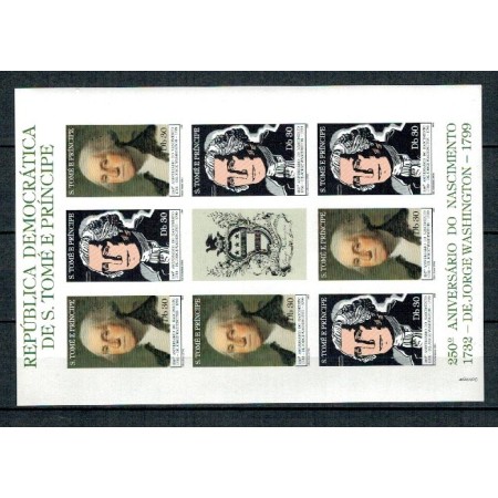 Sao Tome 1982 - George Washington, KLB ndt neuzat