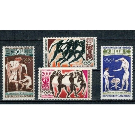Gabon 1964 - Jocurile Olimpice, serie neuzata Gabon 1964 - Jocurile Olimpice, serie neuzata