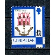 Gibraltar 1979 - Uzual, stema, 5Pound, neuzat