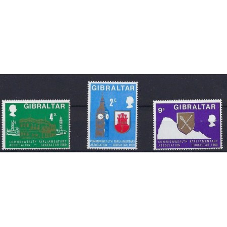 Gibraltar 1969 - Commonwealth Parliamentary Association, serie n Gibraltar 1969 - Commonwealth Parliamentary Association, serie n
