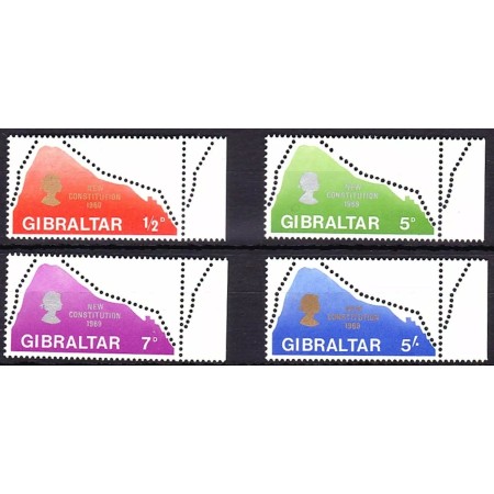 Gibraltar 1969 - Noua Constitutie, serie neuzata Gibraltar 1969 - Noua Constitutie, serie neuzata