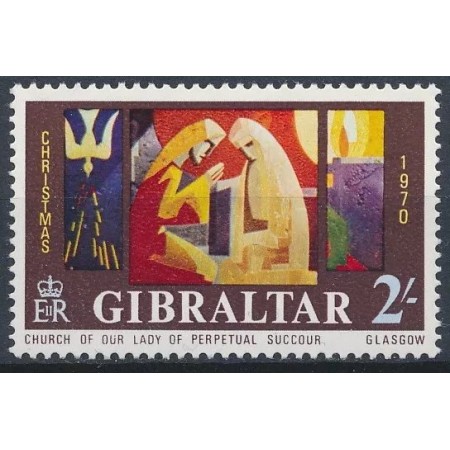 Gibraltar 1970 - Craciun, neuzat Gibraltar 1970 - Craciun, neuzat