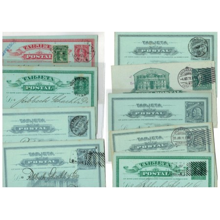 Chile 1907-1911 - Lot 9 carti postale Roland Linie Bremen Chile 1907-1911 - Lot 9 carti postale Roland Linie Bremen