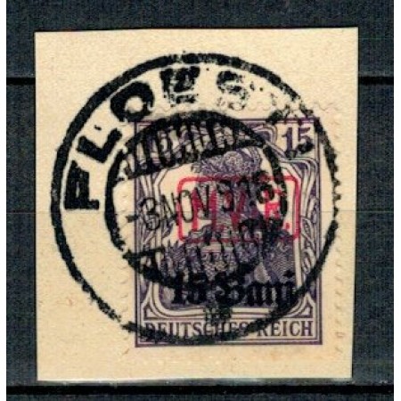 1917 - Ocup. germana, Mi1 stampila PLOIESTI