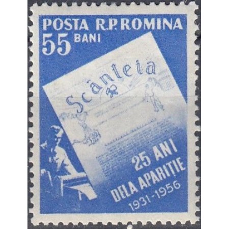1956 - Ziarul Scanteia, neuzat
