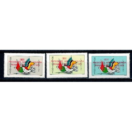 Mozambic 1976 - Vizita Presedintelui Kaunda, supr., serie neuzat Mozambic 1976 - Vizita Presedintelui Kaunda, supr., serie neuzat