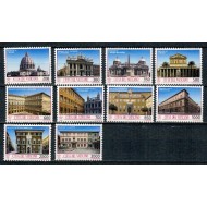 Vatican 1993 - Monumente, cladiri, serie neuzata