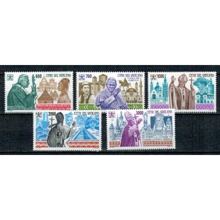 Vatican 1994 - Vizitele Papei, serie neuzata