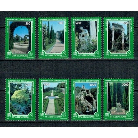 Vatican 1995 - Gradini, serie neuzata