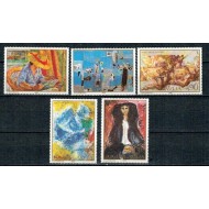 Iugoslavia 1980 - Pictura, arta, serie neuzata