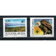 Iugoslavia 1990 - Conservarea naturii, vultur, serie neuzata