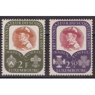 Luxemburg 1957 - Cercetasi, Baden Powell, serie neuzata
