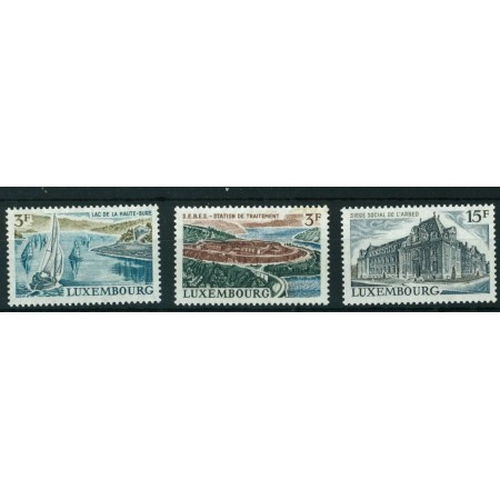Luxemburg 1971 - Vederi, cladiri, serie neuzata Luxemburg 1971 - Vederi, cladiri, serie neuzata
